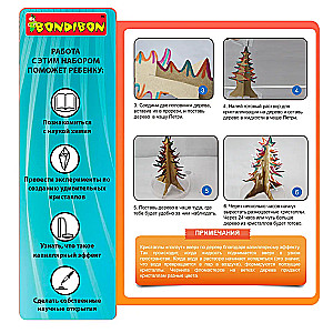 Japanische Experimente Junger Chemiker“. Wachsender Baum