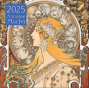 Alphonse Mucha. Wandkalender für 2025 (300x300 mm)