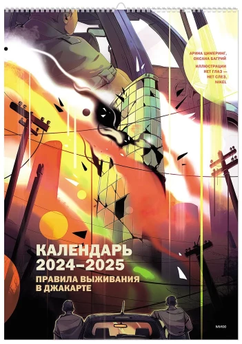 Wandkalender Überlebensregeln in Jakarta“ 2024-2025