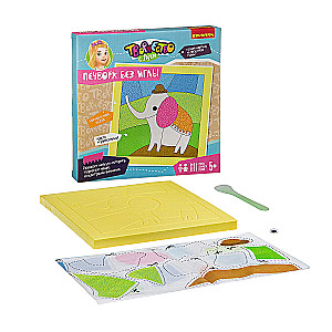 Set für Kreativität Patchwork ohne Nadel. Elefantenbaby“