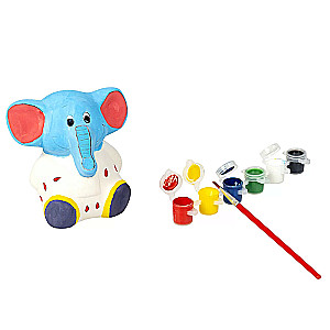 Set für Kreativität Sparschwein-Geschenk. Elefantenbaby“