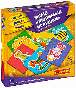 Настольная игра Мемо. Любимые игрушки