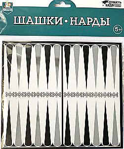 Brettspiel Dame-Backgammon“