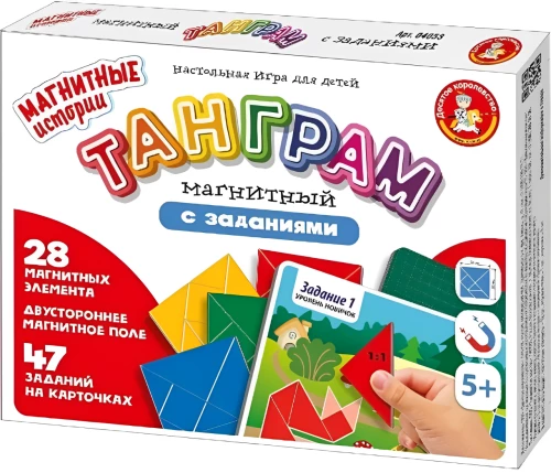 Развивающая магнитная игра с заданиями "Танграм" для малышей