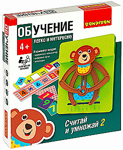 Настольная игра "Считай и умножай 2. Мишка"