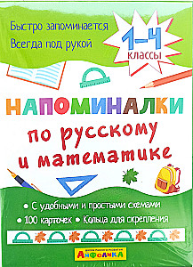 Напоминалки по русскому и математике (1-4 классы)