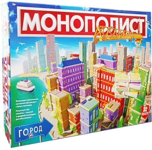 Игра настольная "Монополист. Город"