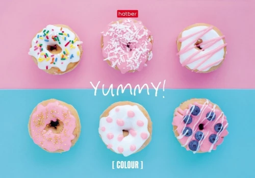 Тетрадь "Yummy!", А5, 48 листов, линия