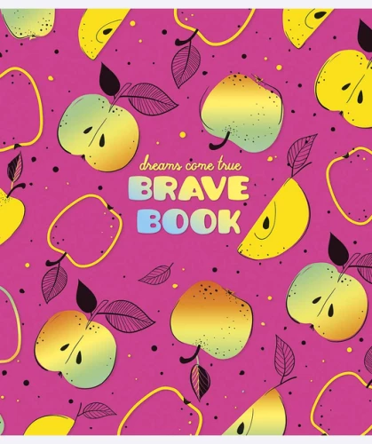 Тетрадь B5 "Genius Brave book" (12 листов), ассорти