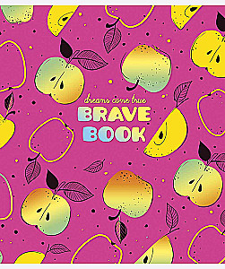 Тетрадь B5 Genius Brave book (12 листов), ассорти