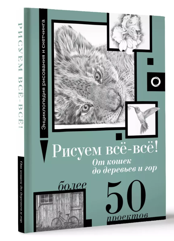 Рисуем всё-всё! От кошек до деревьев и гор. Более 50 проектов