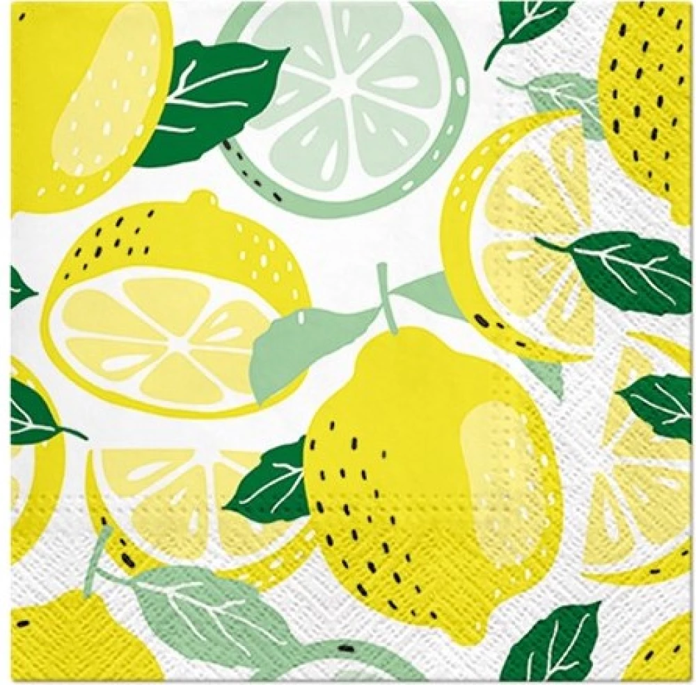 Салфетки Tasty Lemons, 33x33 см, 20 штук