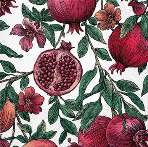 Салфетки Pomegranate, 33x33 см, 20 штук