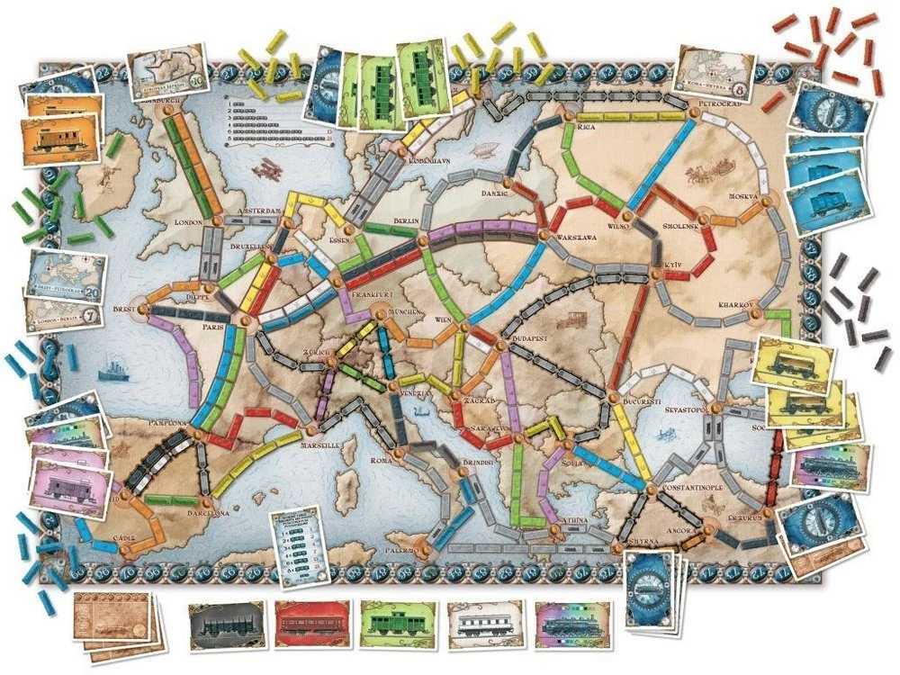 Настольная игра Ticket to Ride. Европа