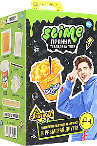 Набор - Slime Лаборатория. Пранк Влад А4. Газировка апельсиновая