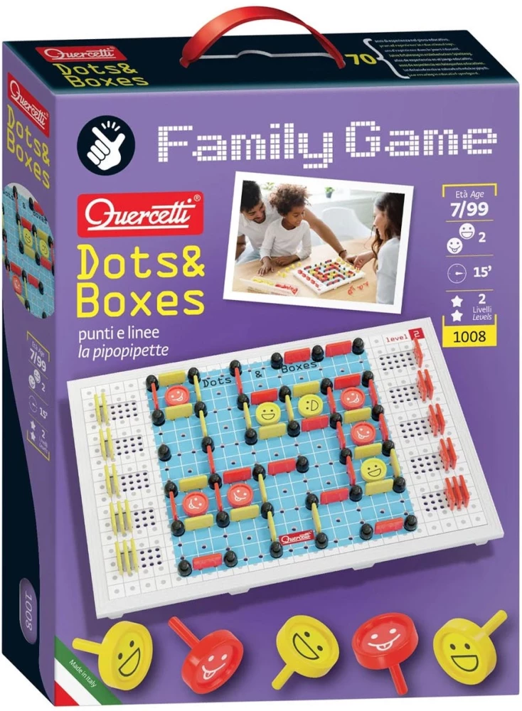 Gesellschaftsspiel - Dots & Boxes (Punkte und Quadrate)