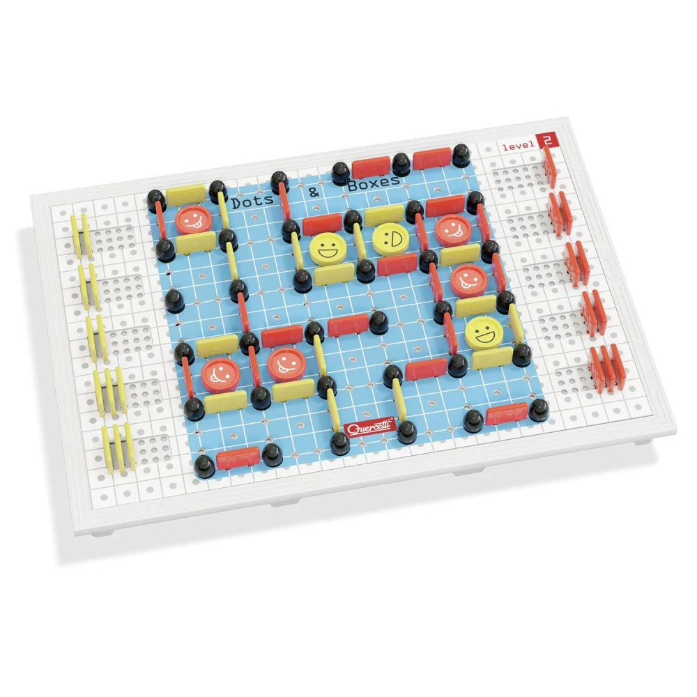 Gesellschaftsspiel - Dots & Boxes (Punkte und Quadrate)