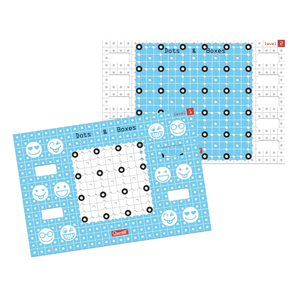 Gesellschaftsspiel - Dots & Boxes (Punkte und Quadrate)