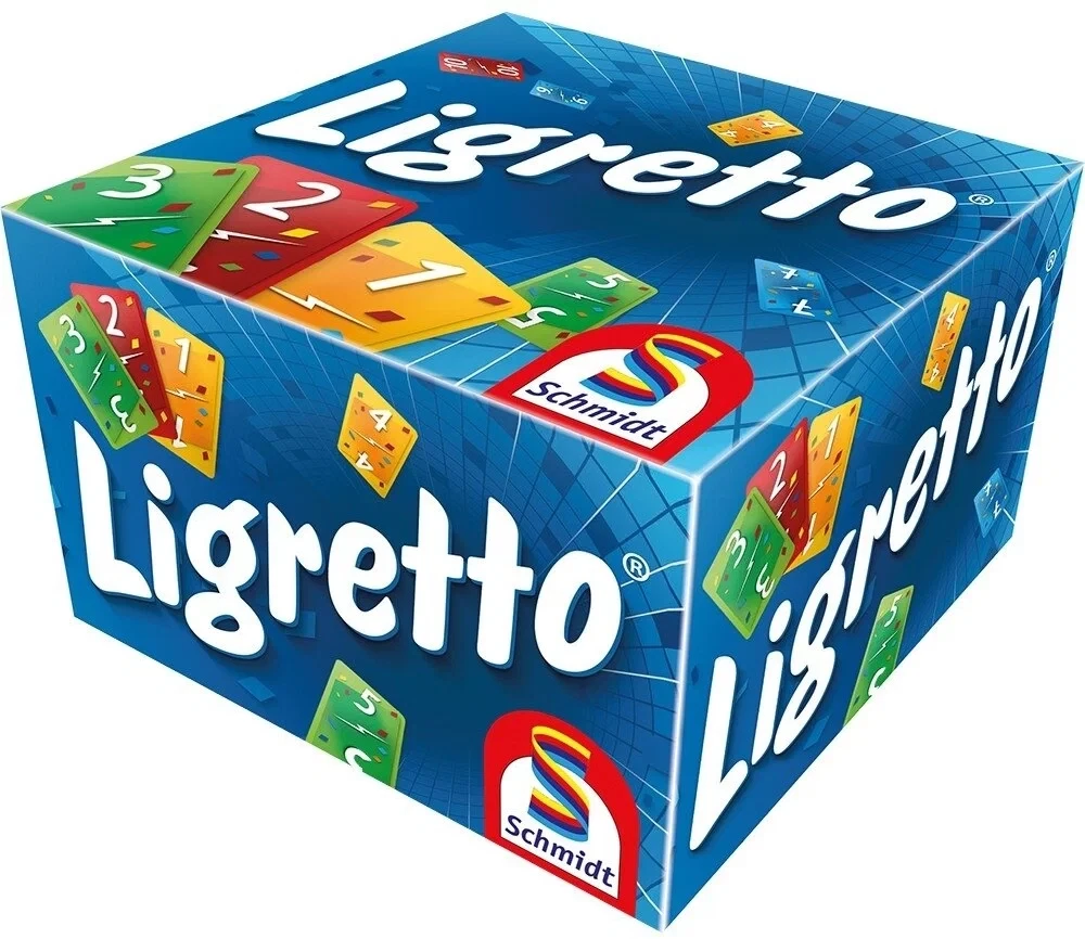 Brettspiel - Ligretto. Blau