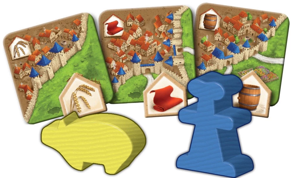 Brettspiel - Carcassonne. Händler und Baumeister (Erweiterung 2)