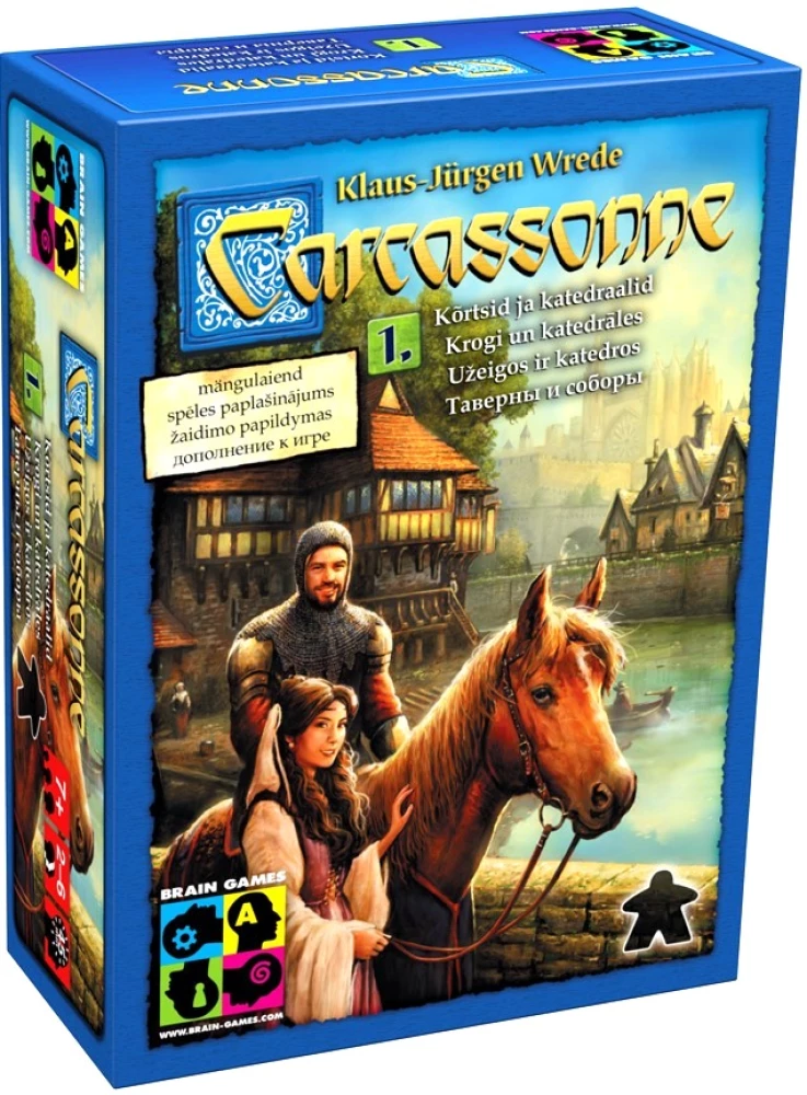 Brettspiel - Carcassonne. Tavernen und Kathedralen (Ergänzung 1)