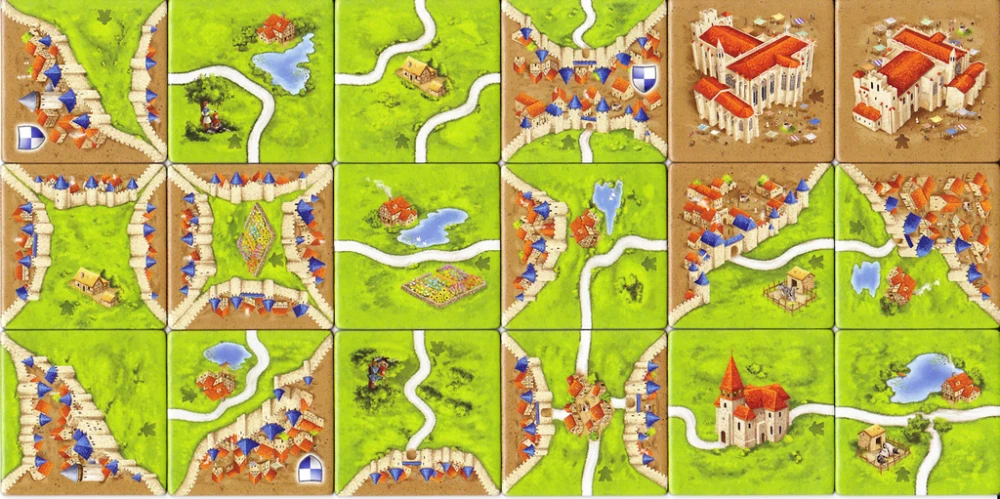 Brettspiel - Carcassonne. Tavernen und Kathedralen (Ergänzung 1)