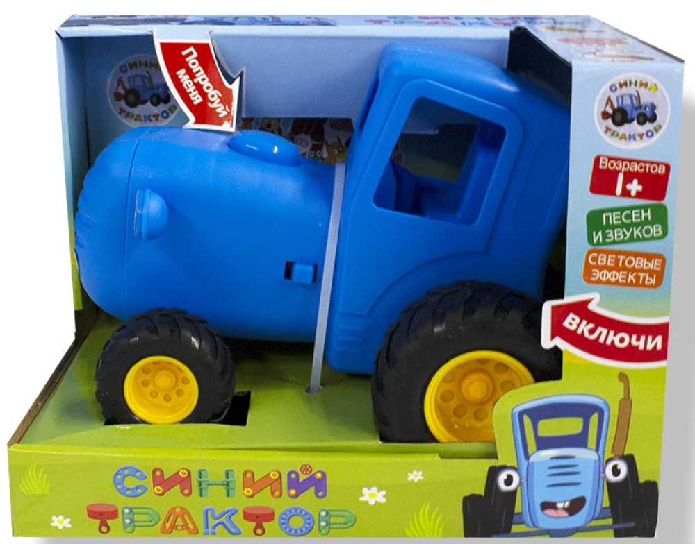 Musikalisches Kinderspielzeug - Blauer Traktor