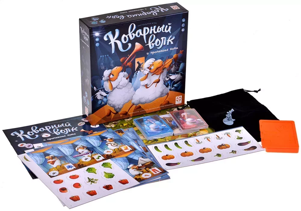 Brettspiel - Listiger Wolf und die verschwundene Note