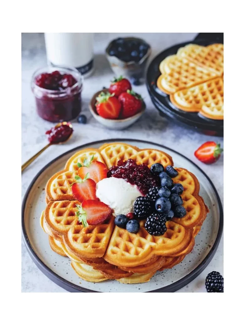 Alles über Waffeln. Dessert- und Snack-Waffeln. Von belgischen bis hin zu Hongkonger Waffeln