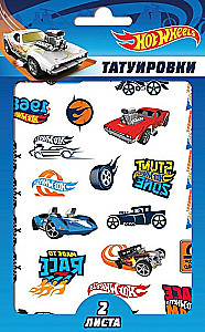 Наклейки - татуировки Хот Вилс (Hot Wheels)