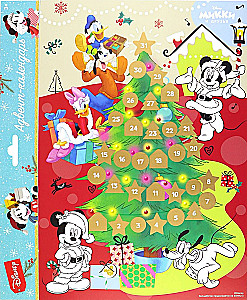 Adventskalender, Ausmalbuch mit Disney-Marker - Mickey und Freunde