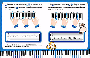 Детский самоучитель игры на фортепиано. С наклейками