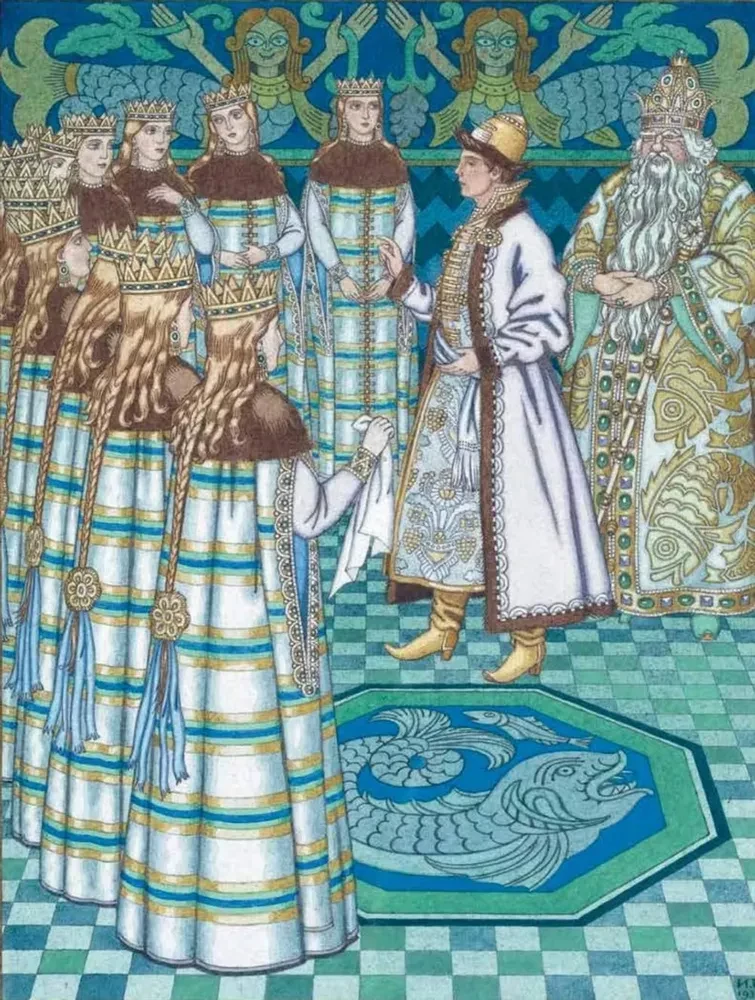 Alle russischen Märchen in den Illustrationen von Ivan Bilibin