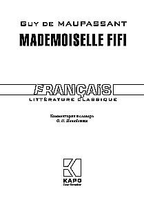 Mademoiselle Fifi / Mademoiselle Fifi (auf Französisch)