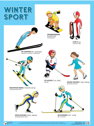 Wintersport (Zimnie vidy sporta), Plakat 45x60