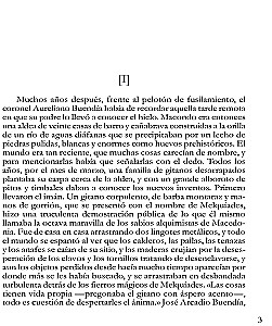 Hundert Jahre Einsamkeit. Ein Buch zum Lesen in spanischer Sprache