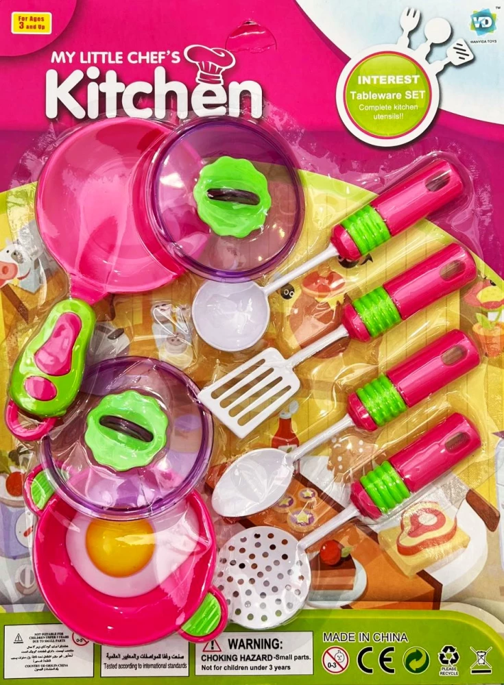 Spielzeuggeschirr-Set - Meine kleine Chef-Küche