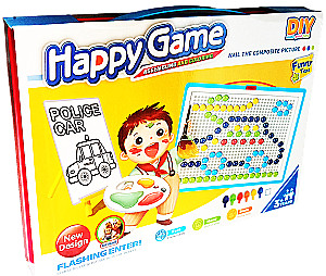 Entwicklungsspiel-Mosaik Happy Game. Rot