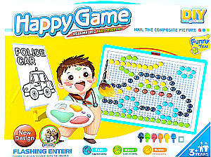 Развивающая игра-мозайка Happy Game. Красный