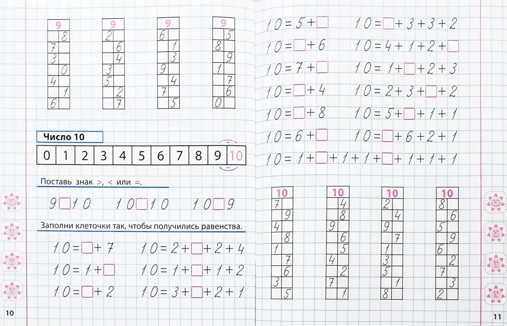 Mathematik 1. Klasse. Wir lernen die Ziffernstruktur der Zahlen