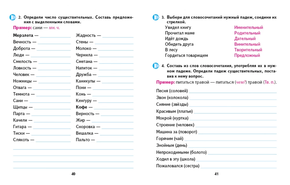 Klassischer Trainer. Russisch. 4. Klasse. Übungen für den Unterricht in der Schule und zu Hause