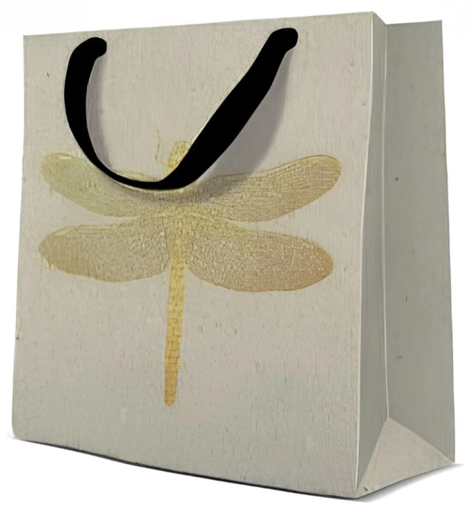 Geschenktüte - Dragonfly (17x17x6)