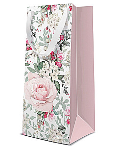 Geschenktüte - Wunderschöne Rosen (10x22x7)