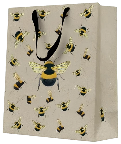 Geschenktüte - Tanzende Bienen (20x25x10)