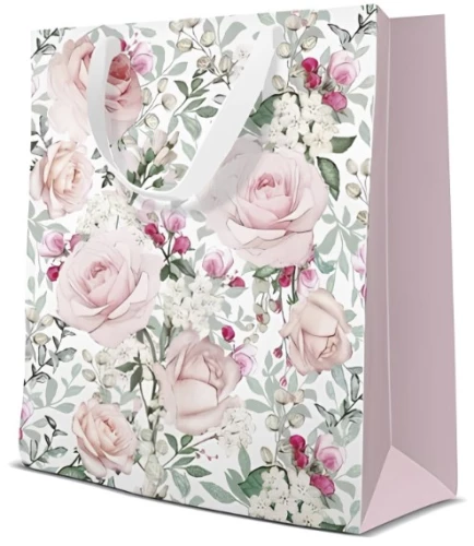 Geschenktüte - Gorgeous Roses (20x25x10)