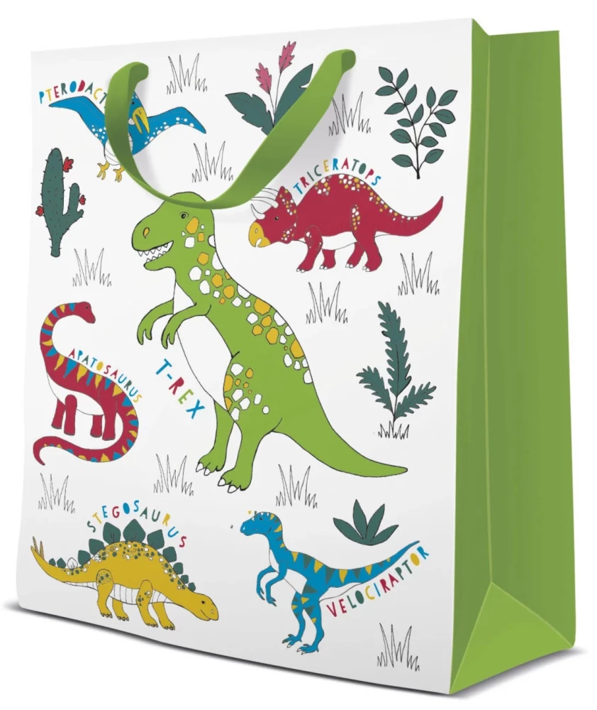 Geschenktüte - Dinosaurier (20x25x10)