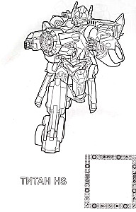 Ausmalen mit Aufklebern. Tobots. Gemeinsam handeln