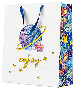 Geschenktragetasche - Galaxy-Abenteuer (26,5x33,5x13)