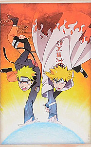 Diamantbild zum Aufhängen - Naruto. Naruto und Minato