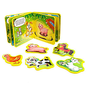 EVA-Buch mit weichen Puzzles - Mamas und Babys